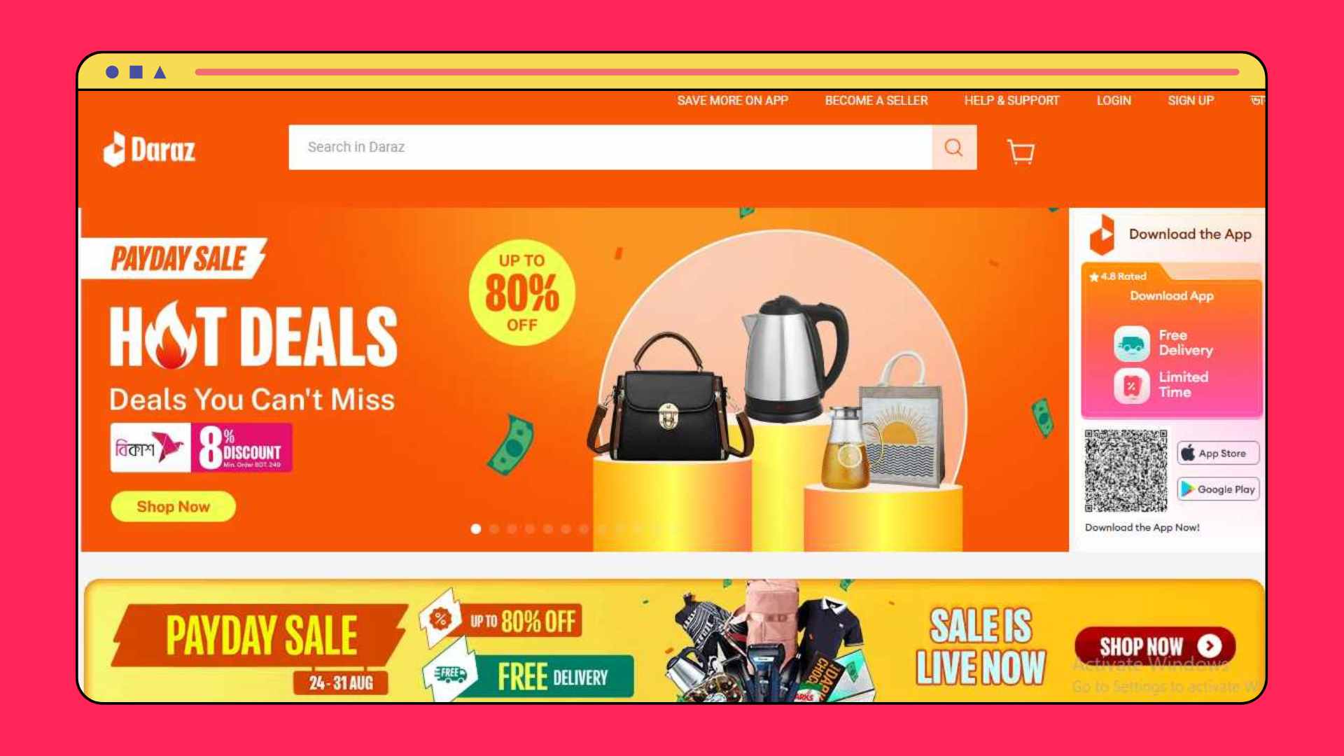 daraz Ecommerce Website