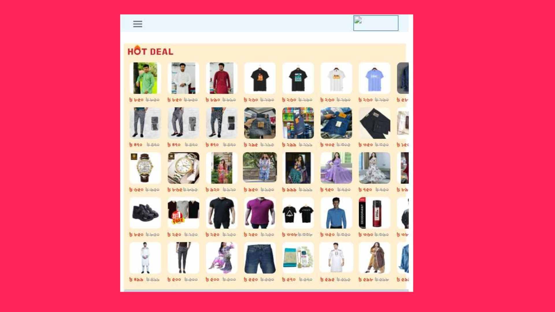 alishamart Ecommerce Website