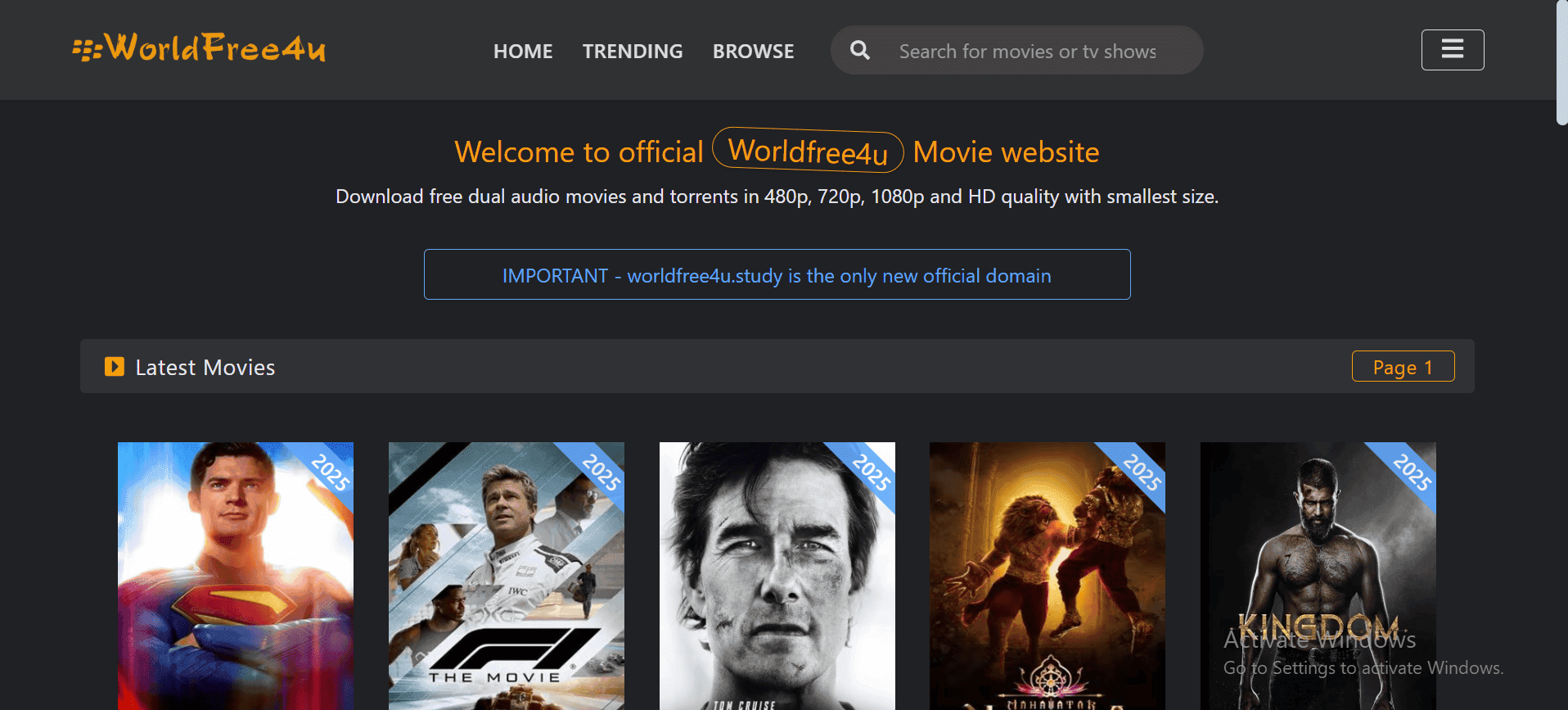 worldfree4u movie download website